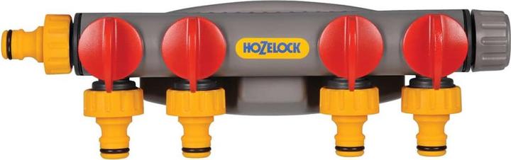 Actual product image Hozelock 4-Wege-Hahnanschluss (Tap adaptor, 12.50 mm)