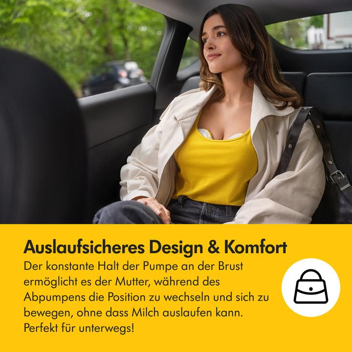 Actual product image Medela Magic InBra - tragbare Einzelmilchpumpe