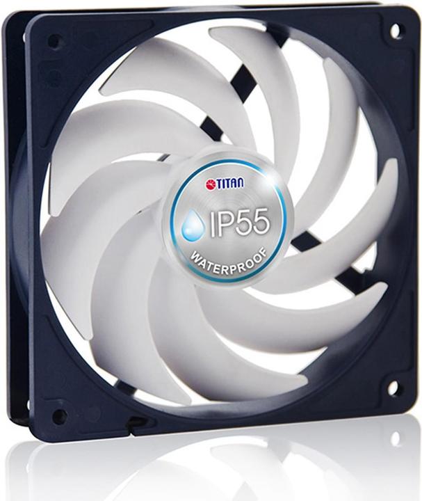 Actual product image Titan Power Supply Chasis Fan 120x120x25mm PWM Fan waterproof (120 mm, 1 x)