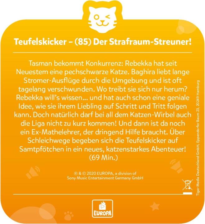 Immagine prodotto Tigermedia tigercard - Teufelskicker 85 - Der Strafraum-Streuner