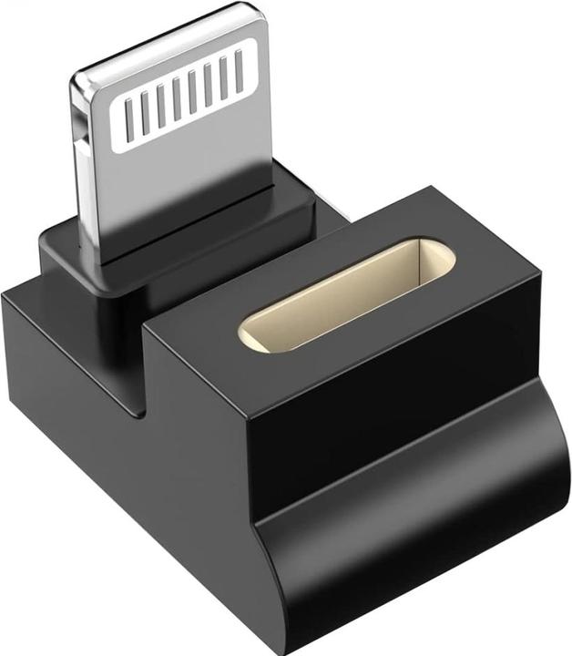 Image du produit PowerGuard USB-C zu Lightning 180 Grad Winkel U-Form Adapter (male/female) (Lightning)