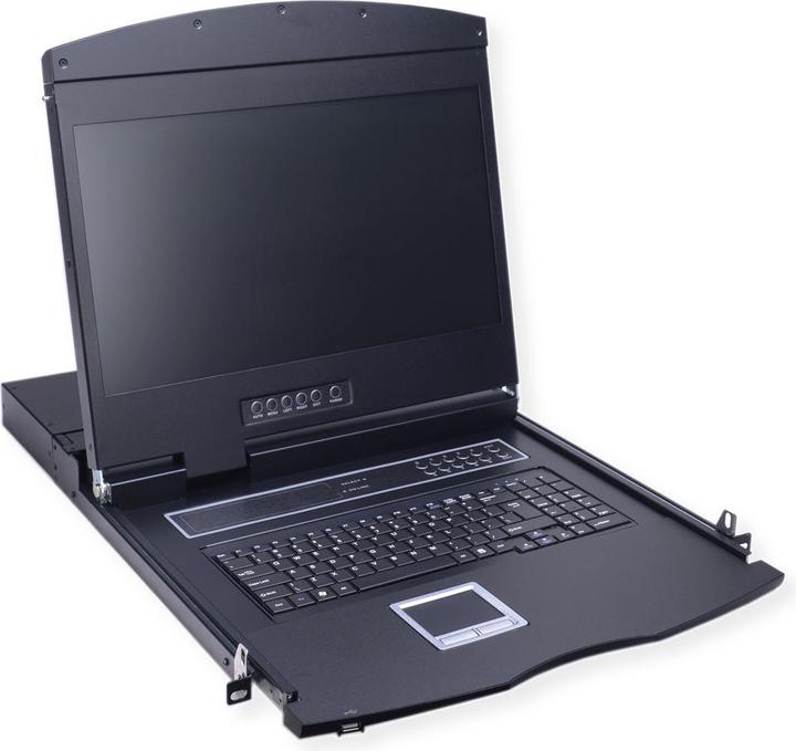 Value Console KVM avec commutateur KVM - 8 ports - USB - français - 43,2 cm (17")