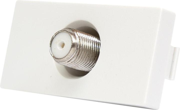 Produktbild PNI TV-Steckdose TV10, modular, Einbau, Typ F 1/2, für Glasrahmen RM101W, RM202W