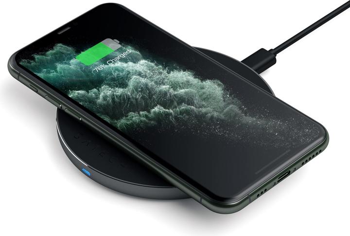 Actual product image Satechi Aluminum PD & QC Wireless Charger (10 W)