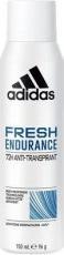 Image du produit adidas Déodorant Fresh Endurance Spray for Women 72 Hour Protection Vegan Formula Alcohol-Free 150ml (Spray, 150 ml)