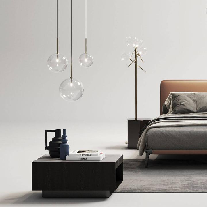 Immagine prodotto Ideal lux Lampada a sospensione EQUINOXE G4 ⌀150mm ottone bianco caldo 277370 (G4, 160 lm)