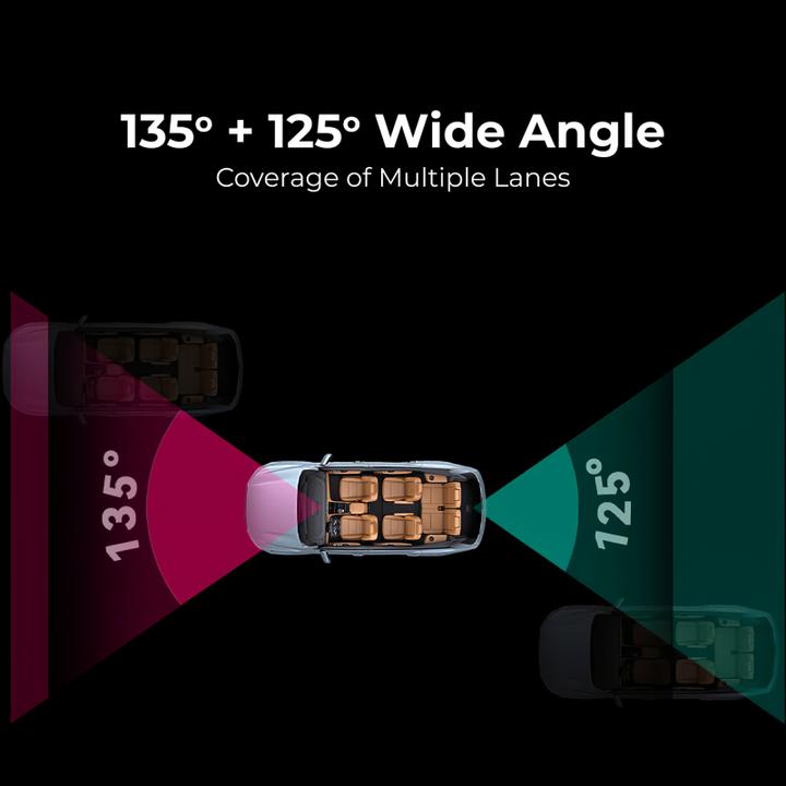 Image du produit DDpai N1 Dual 1296p@30fps +1080p (Récepteur GPS, WiFi, Full HD)