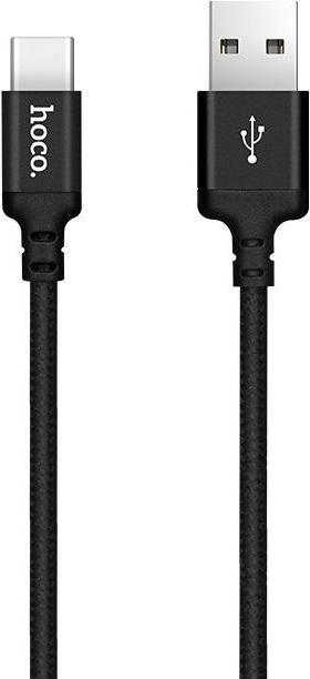 Produktbild Foxconn Hoco - Data Cable Times Speed (X14) - USB-A to USB Type-C, 10W, 3A, 1.0m - Black (1 m, USB 3.0, 10 W)