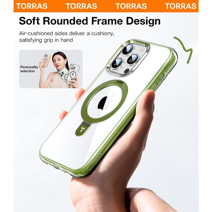 Immagine prodotto Torras UPRO Ostand SS iPhone 15 Pro (Apple iPhone 15 Pro)