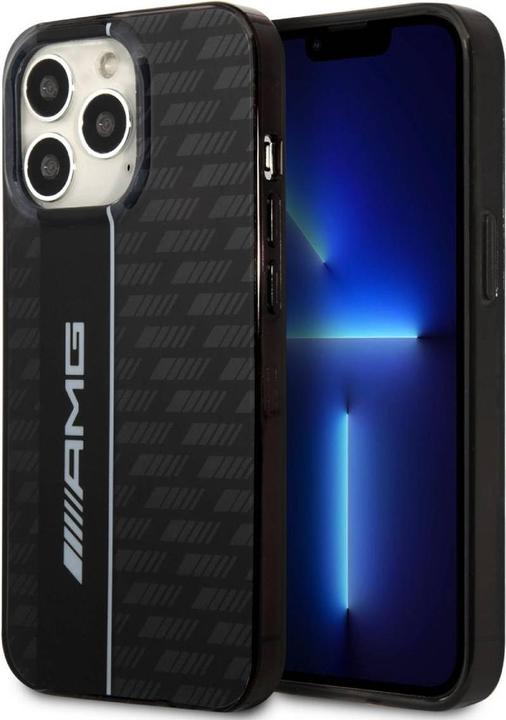 Mercedes-Benz AMG Carbon Pattern Case for iPhone 13 Pro Max Black (Apple iPhone 13 Pro Max)
