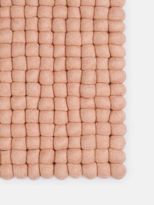 Produktbild Myfelt Merle Filzkugelteppich eckig (70 x 100 cm)