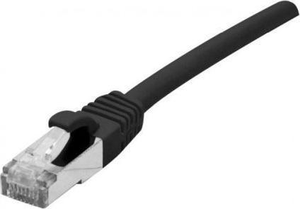 Produktbild Générique Cat6A RJ45 Outdoor patch cable S/FTP black - 0.5 m (S/FTP, CAT6a, 0.50 m)