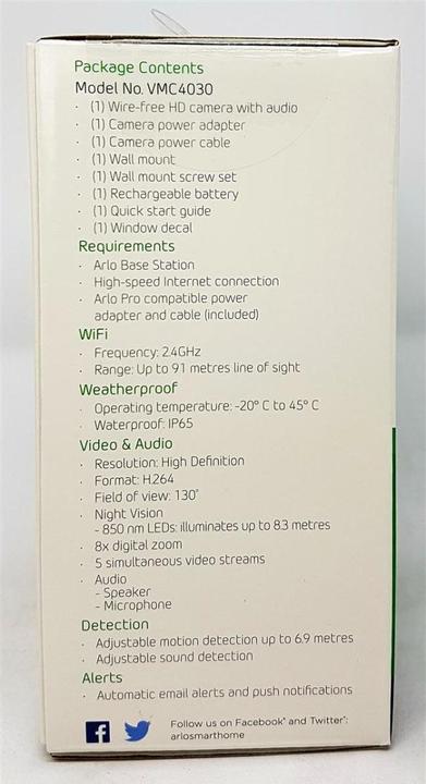 Produktbild Arlo Pro Einzelkamera (1280 x 720 Pixels)