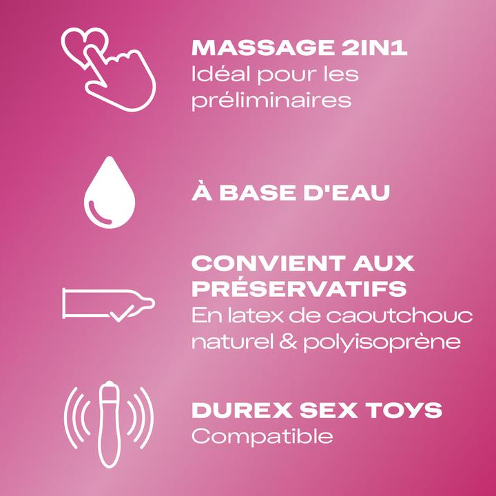 Actual product image Durex Play Massage 2 in 1 (200 ml)