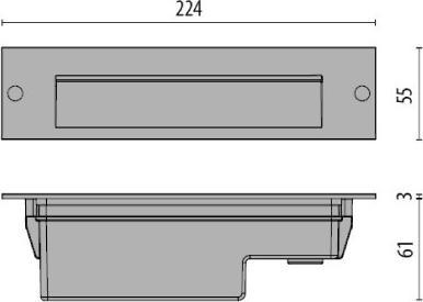 Produktbild PiL Spittler LED-Wandeinbauleuchte 304116 (250 lm)