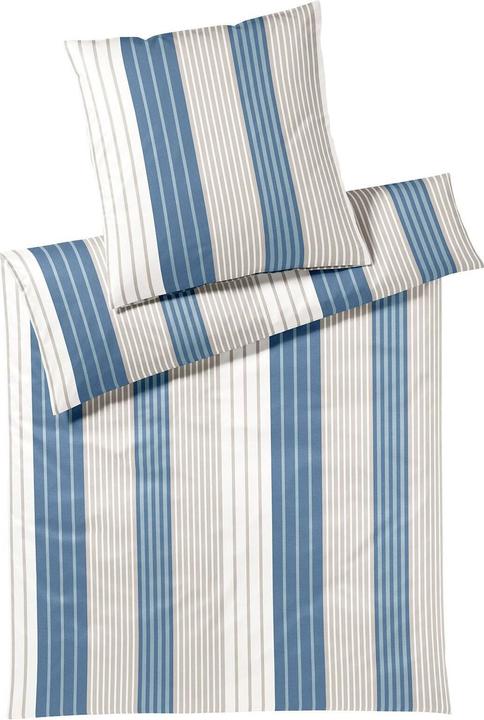 Produktbild Elegante Range dunkelblau (Bettwäsche Set, 155x200 cm + 80x80 cm)