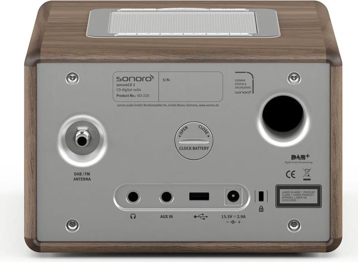 Actual product image Sonoro Cd2 (DAB, FM, DAB+, Bluetooth)