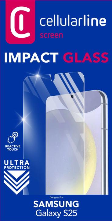 Actual product image Cellularline Tempglassgals25 (1 Piece, Samsung Galaxy S25)