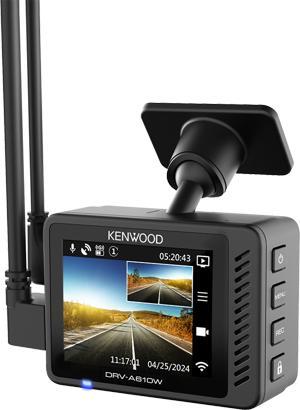 Actual product image Kenwood DRV-A610W 4K UHD DashCam 12/24V/App/ 64GB microSD (Built-in display, GPS receiver, Bluetooth, Built-in microphone, Wi-Fi)