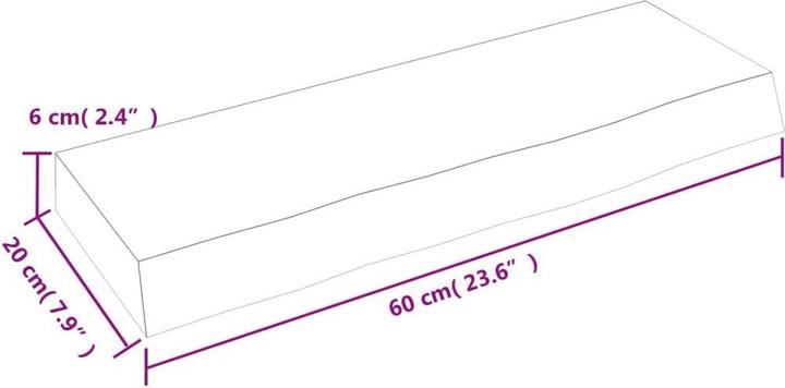 Actual product image VidaXL Lian (60 x 20 x 6 cm)