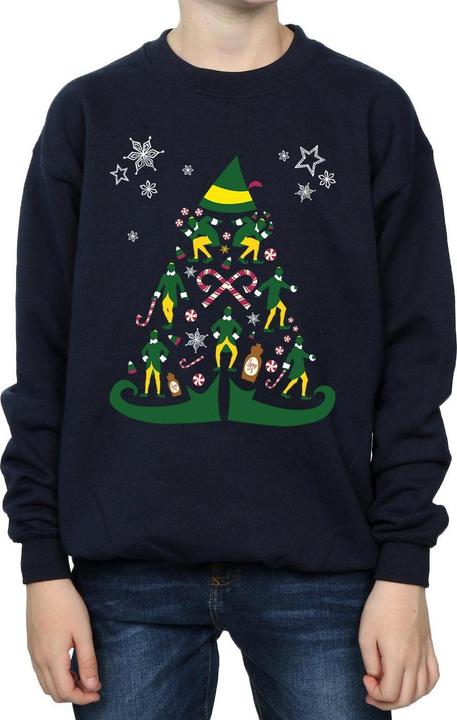 Immagine prodotto Elf Christmas Tree Felpa Ragazzi (140, 146)