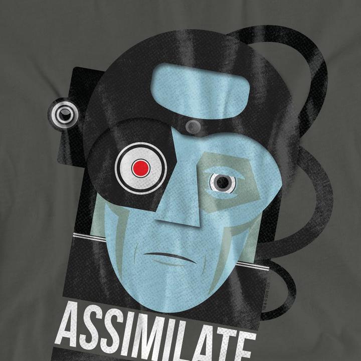 Immagine prodotto Assimilate or Die Maglietta Adulto Unisex (M)