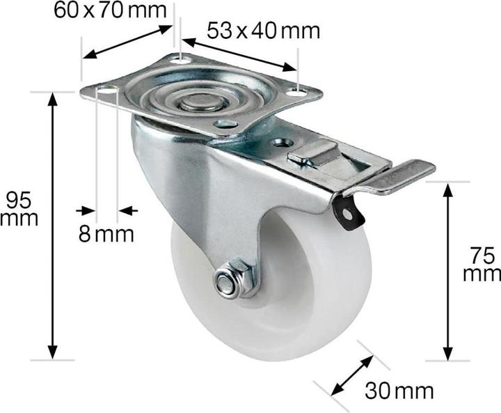 Produktbild Wagner System Transportrollen-Set