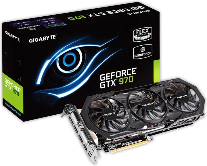 Actual product image Gigabyte GTX 970 Windforce 3X (4 GB)