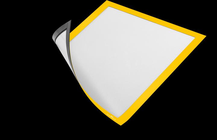 Actual product image Durable 2 magnetic frames DURAFRAME® MAGNETIC A4 yellow