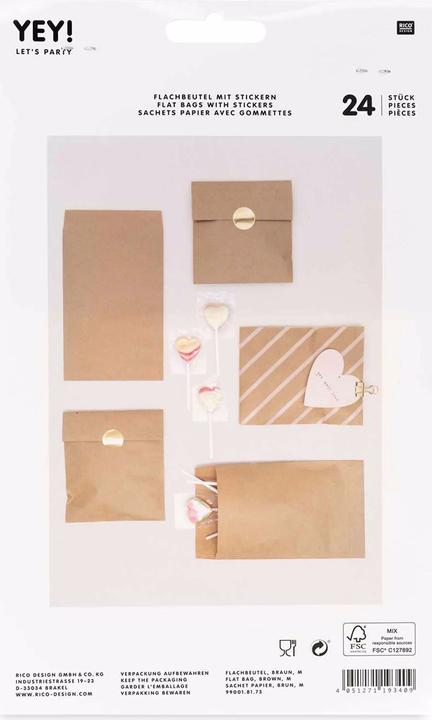 Produktbild Paper Poetry Geschenkbeutel-Set (Geschenkbox, 24 x)