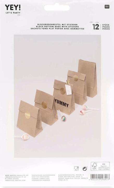 Produktbild Paper Poetry Geschenkbeutel-Set (Geschenkbox, 12 x)
