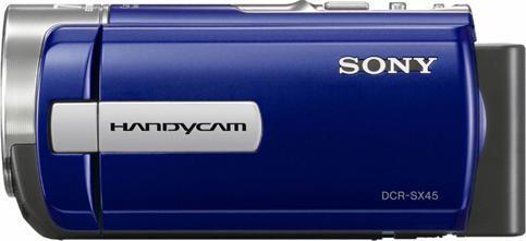 Produktbild Sony DCR-SX45, Standard Definition, Flash, 60x Zoom, Blau (60 x)