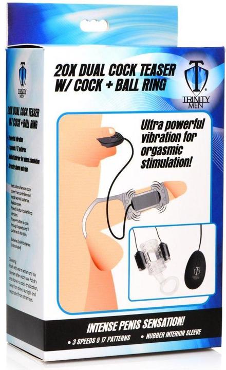 Immagine prodotto Pipedream Doppio stuzzica-cazzo con anello per pene e testicoli (4 cm)