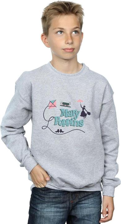 Actual product image Disney Boys Mary Poppins Logo Sweatshirt (140, 146)