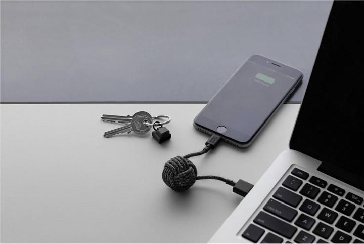 Actual product image Native Union Key Cable USB-A to Lightning Black (0.15 m, USB 2.0)