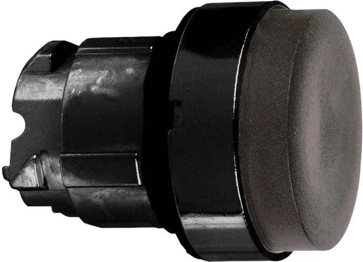 Image du produit Schneider Bouton-poussoir, élément frontal, Harmony XB4, métal noir, 22mm, noir, saillant, sans marquage, ra