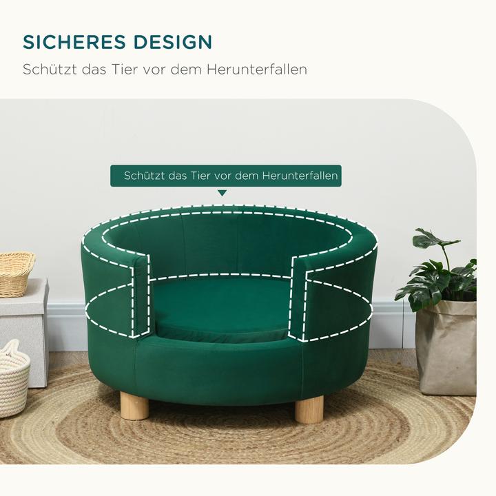 Produktbild PawHut Hundesofa mit kuschligem Stoffbezug (Hund)