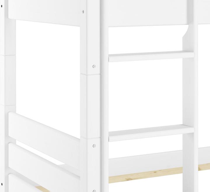 Produktbild Erst-Holz Etagenbett für Erwachsene weiss 100x200 Stockbett teilbar mit Rollrost Matratzen 60.16-10WT100M (100 x 200 cm)