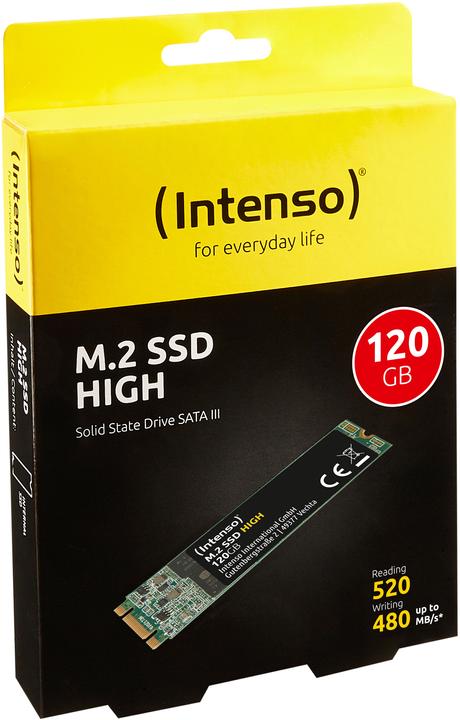 Actual product image Intenso High Performance (120 GB, M.2 2280)