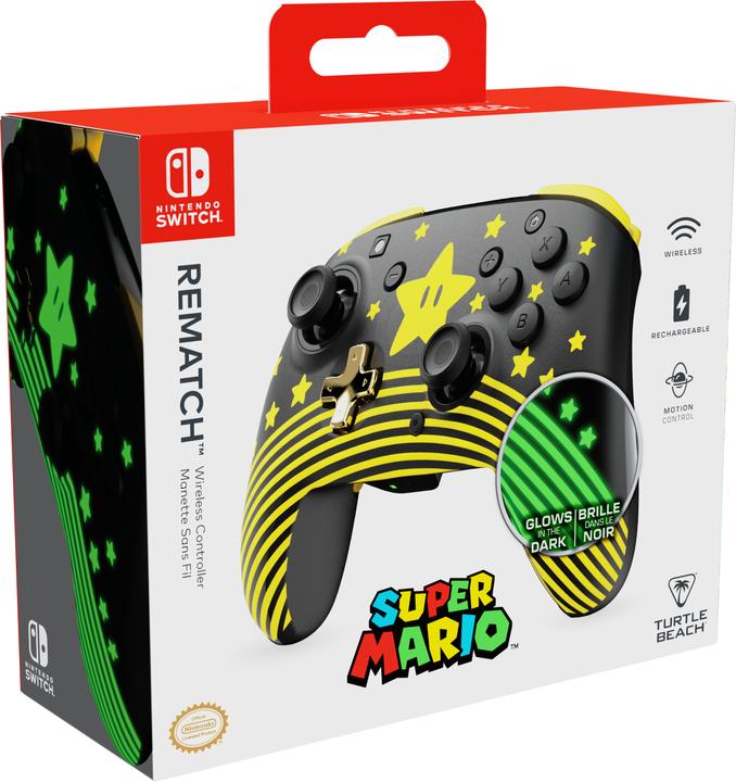 Produktbild Turtle Beach Rematch Wireless Controller · NS · Super Mario Star (Switch, Switch OLED, Switch Lite)
