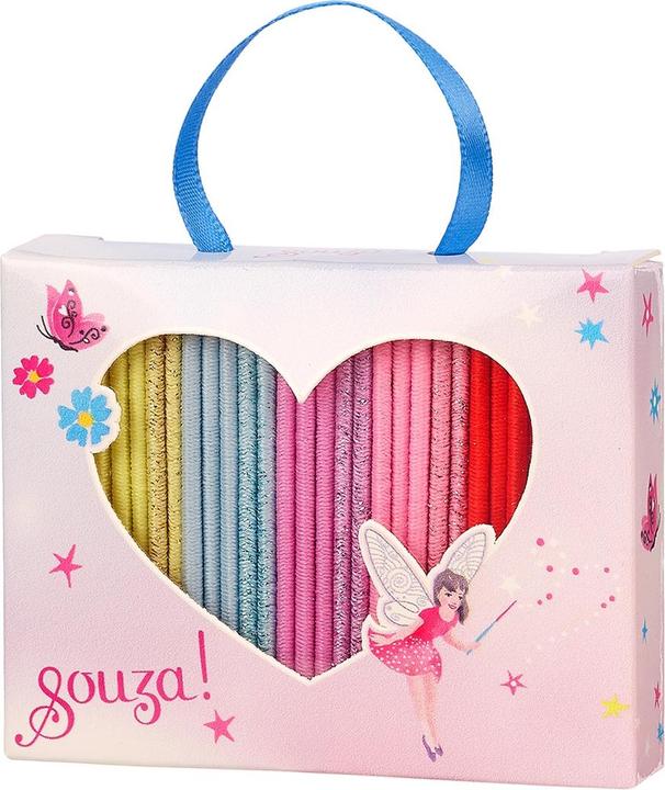 Actual product image Souza Hair ties Cloe (25 pcs) orange-pink (MQ6) (Hair tie)