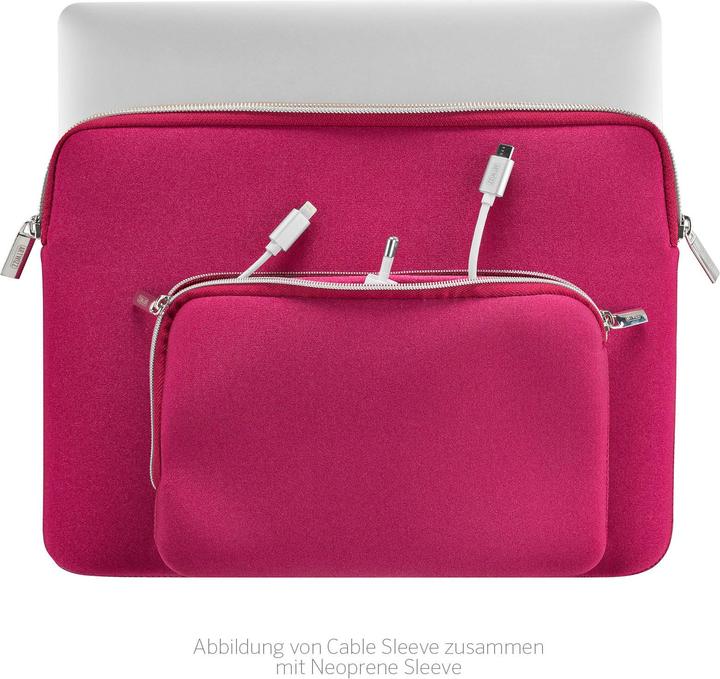 Actual product image Artwizz Neoprene bag for cables / chargers Berry