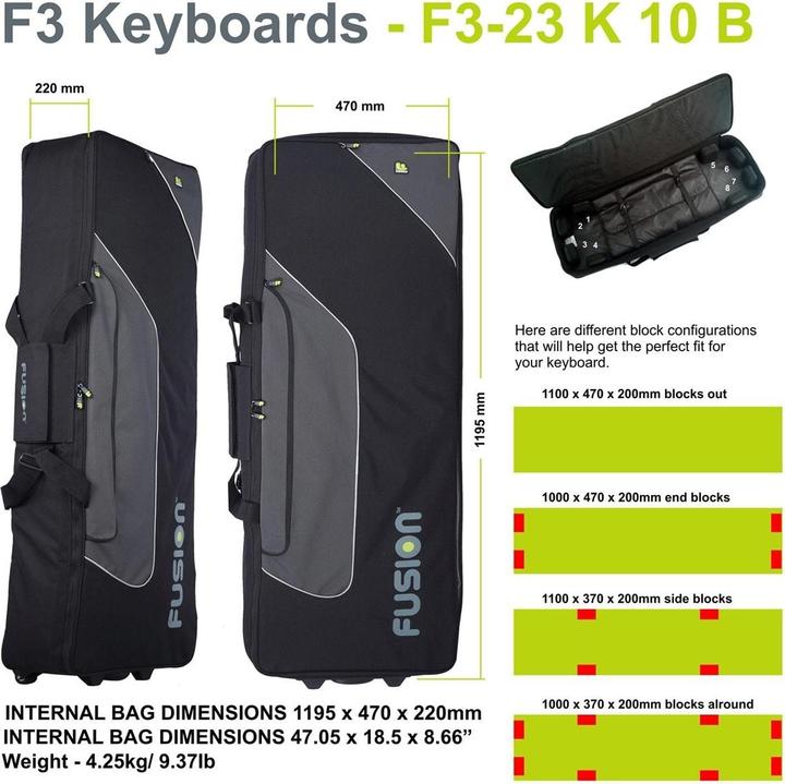 Produktbild Fusion Keyboardbag 10 (Keyboard)