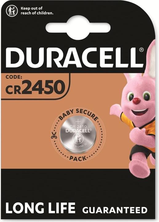 Actual product image Duracell Electronics 2450 (1 pcs., CR2450, 485 mAh)