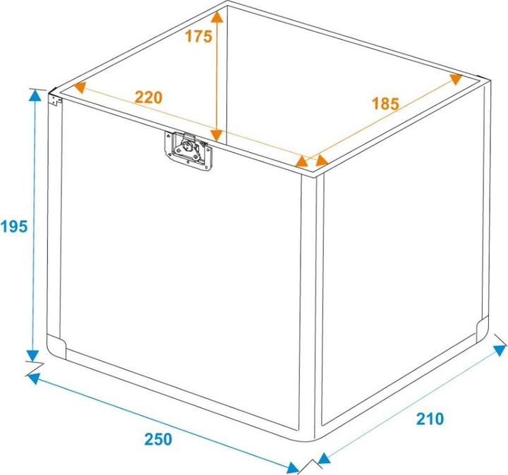 Produktbild Roadinger Platten-Case SI-1 (Zubehör)