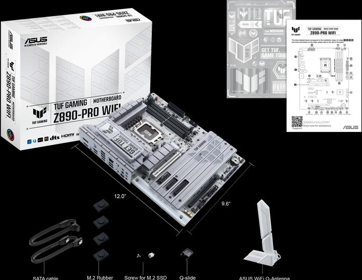 Produktbild ASUS TUF GAMING Z890-PRO WIFI (LGA 1851, Intel Z890, ATX)