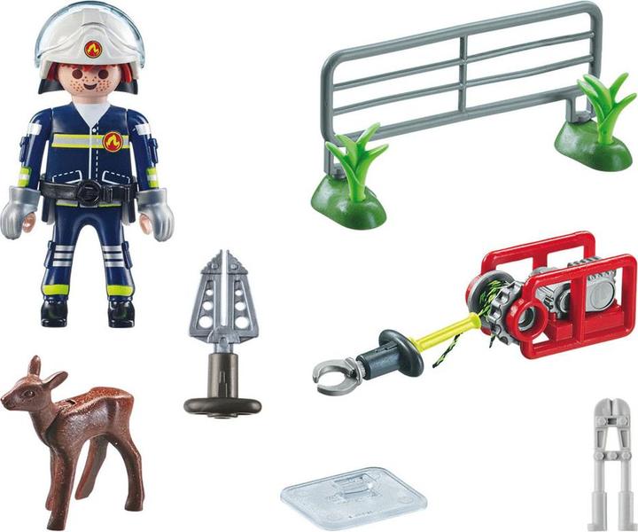 Actual product image Playmobil Fire Brigade Animal Rescue (71467, Playmobil Action Heroes)