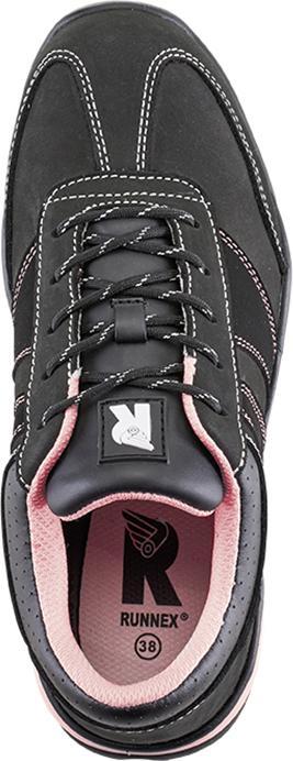Actual product image Runnex Ladies S2 safety shoes "5280" LadyStar black size 39 (S2, 39)