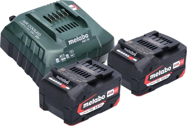 Image du produit Metabo MS 18 LTX 15 Akku Gehölzsäge 18 V 15 cm 5 m/s + 2x Akku 4,0 Ah + Ladegerät + metaBOX (Tronçonneuse à batterie)