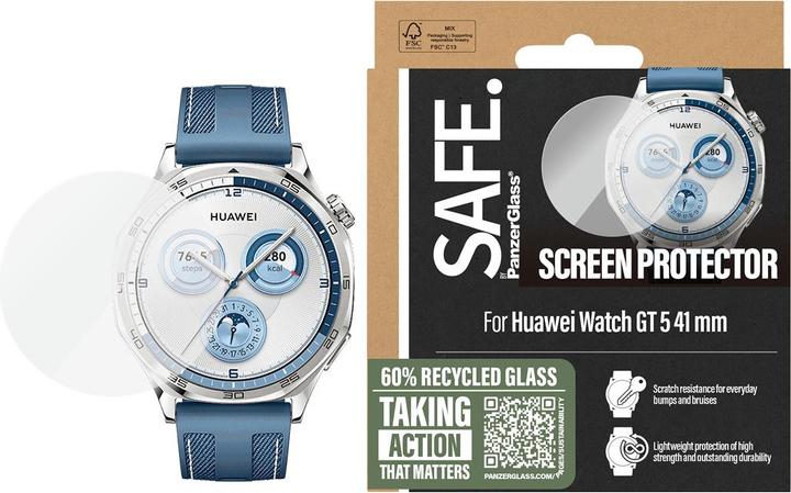 PanzerGlass SAFE. by ® Displayschutz Huawei GT5 | 41mm